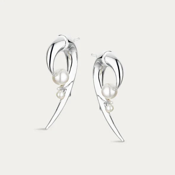 Shaun Leane Hook Pearl Earrings