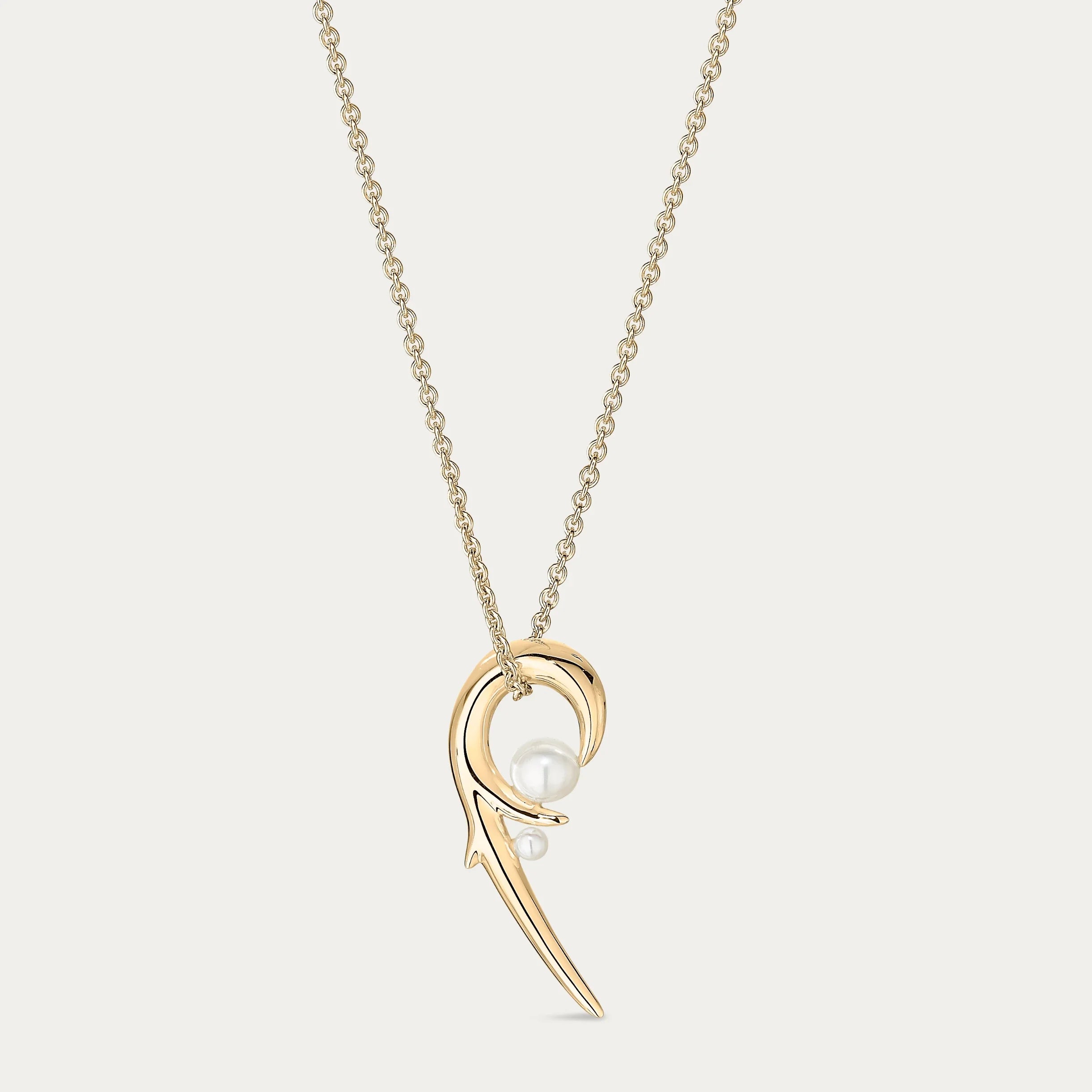 Shaun Leane Hook Pendant, Pearl