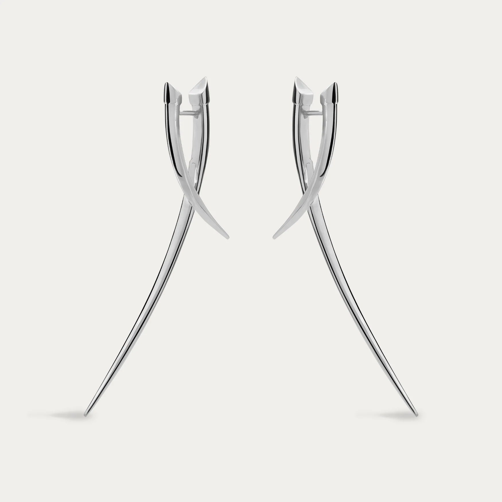 Shaun Leane Sabre Statement Crossover Earrings