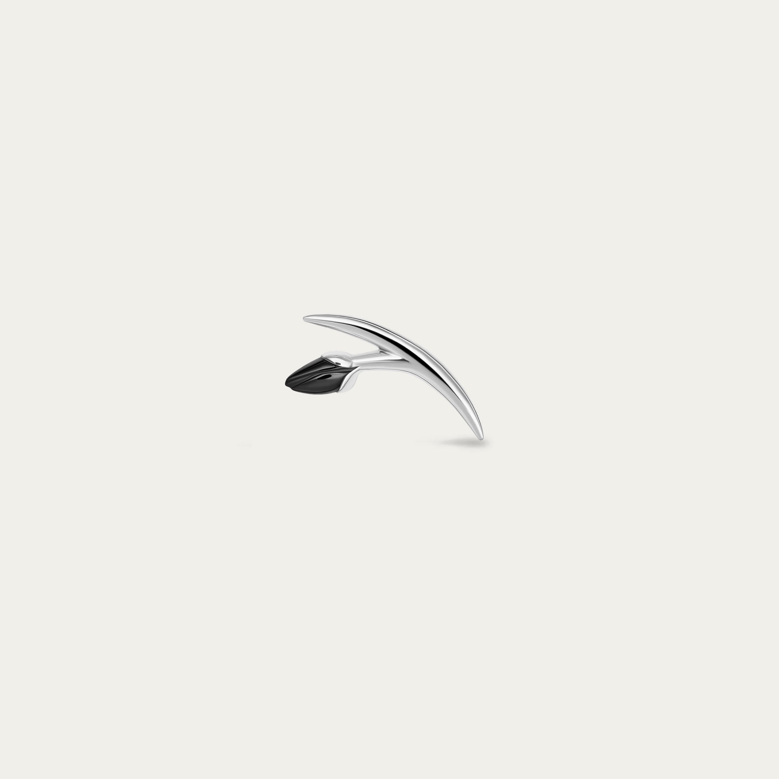 Shaun Leane Black Orchid Bud Stud Earring, Single