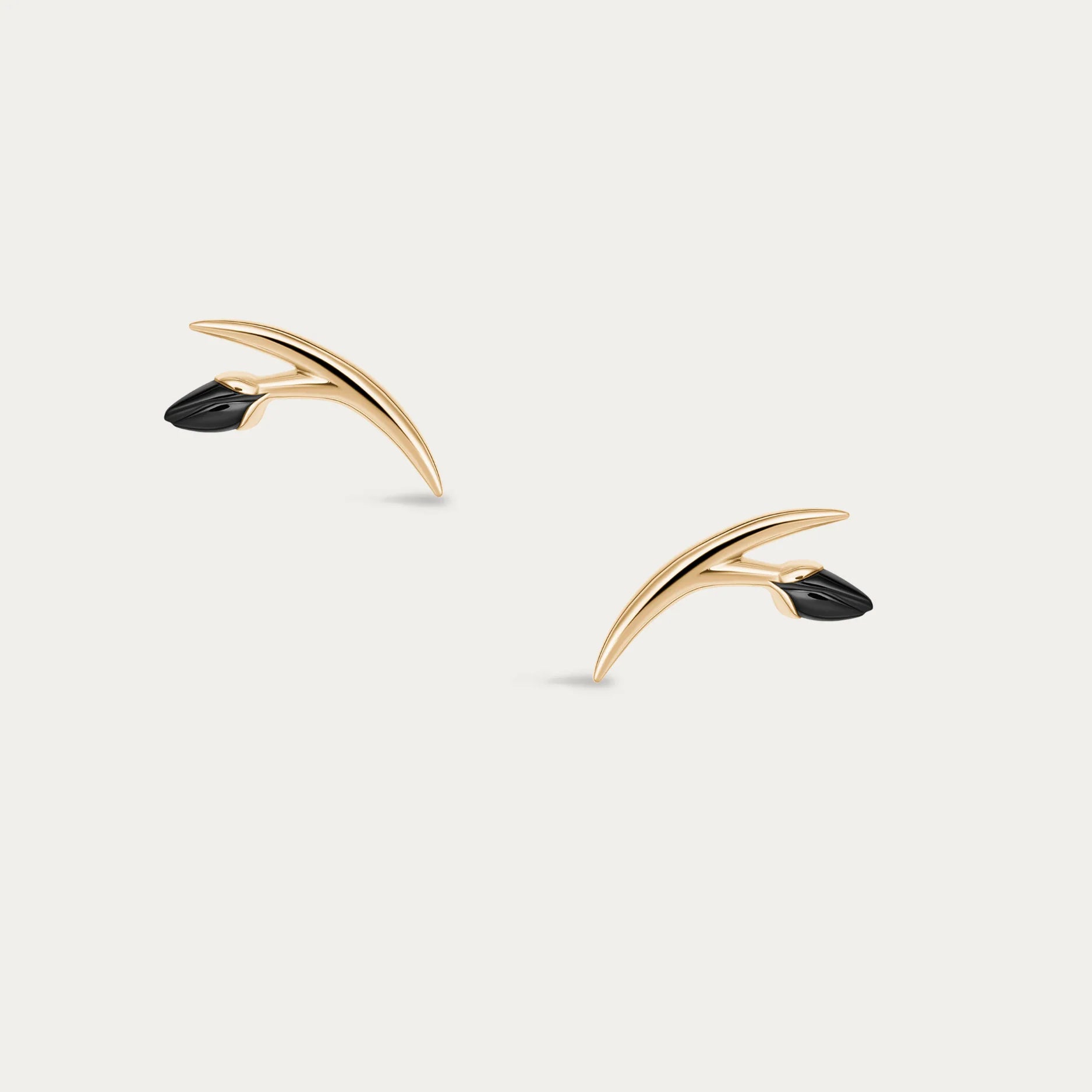 Shaun Leane Black Orchid Bud Stud Earrings