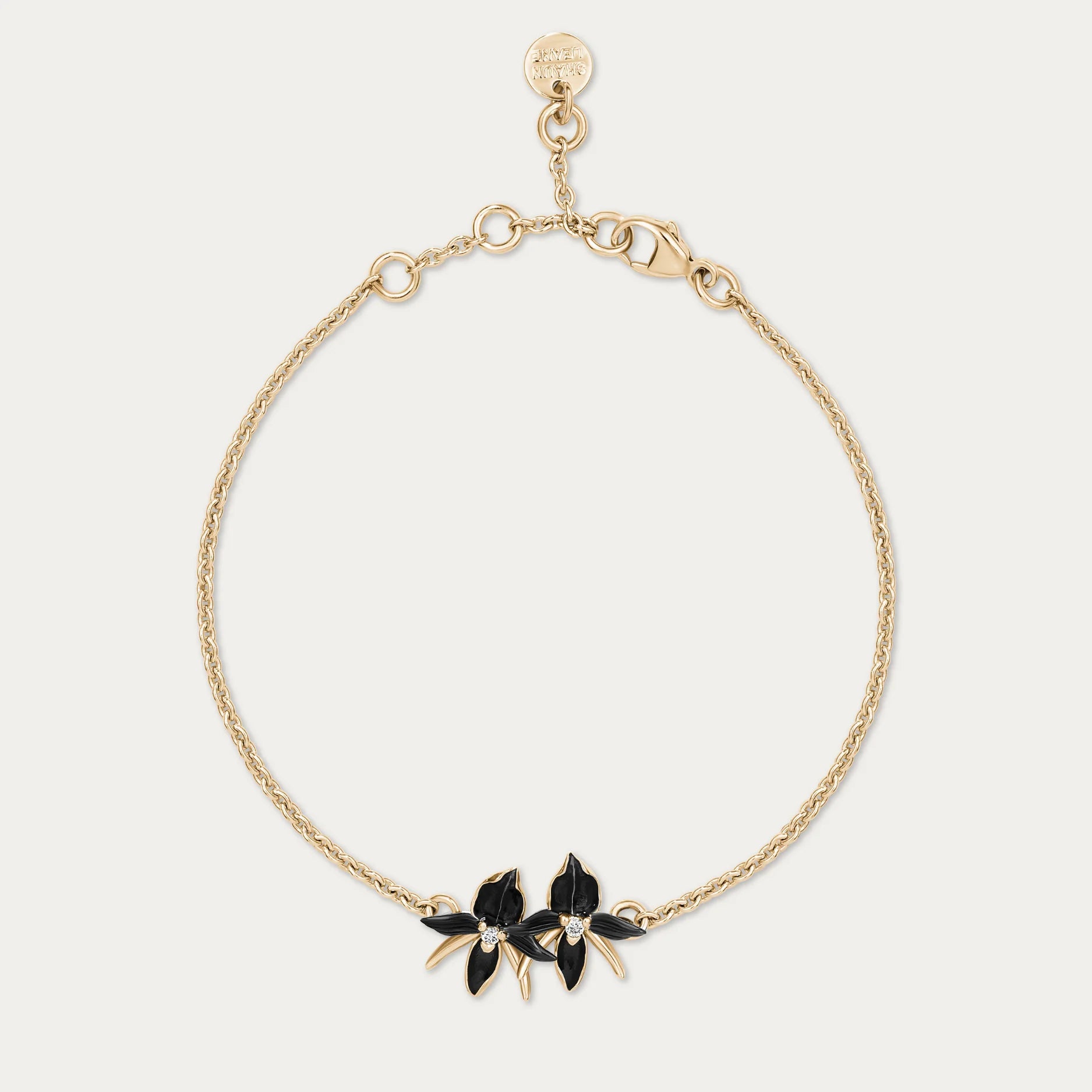 Shaun Leane Black Orchid Flower Bracelet