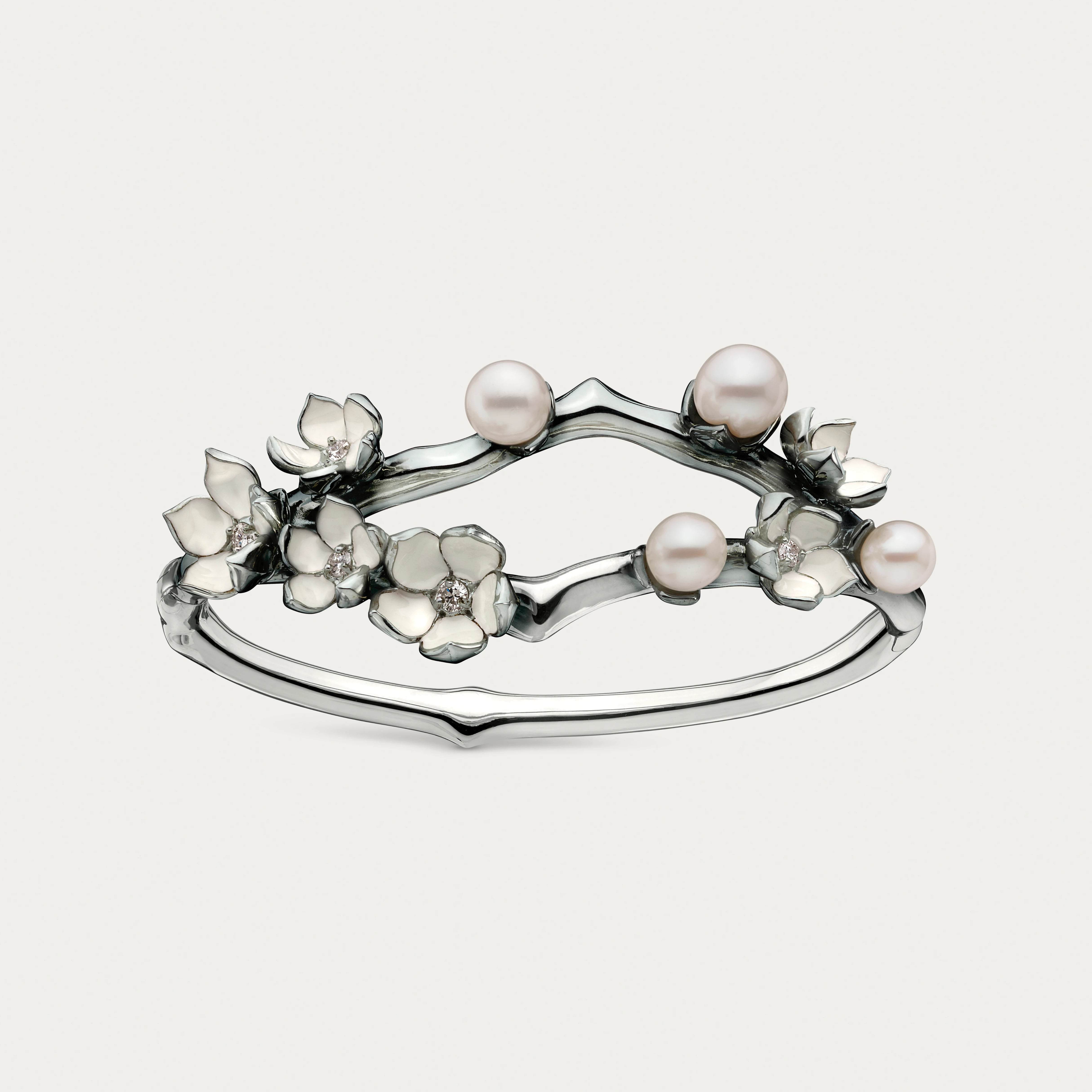 Shaun Leane Cherry Blossom Bangle, Pearl