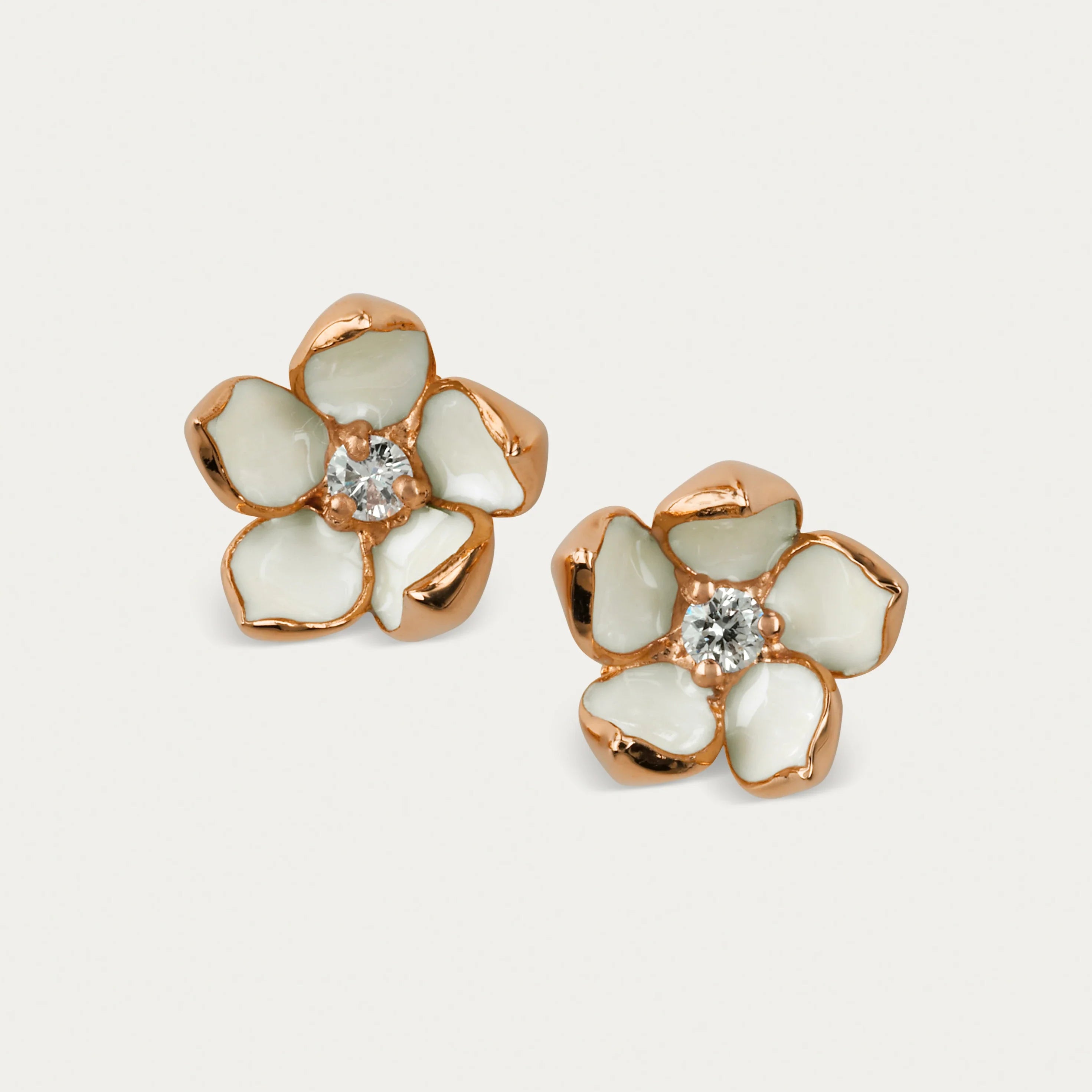 Shaun Leane Cherry Blossom Flower Earrings