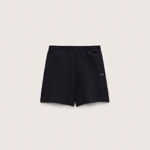 Pangaia Mens Midweight Shorts—Black