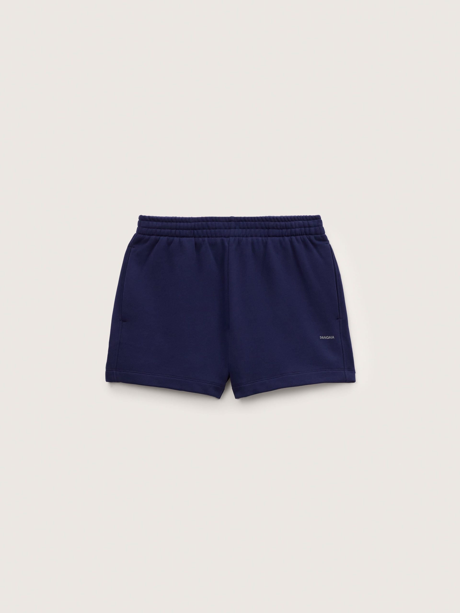 Pangaia Womens Midweight Shorts—Ocean Navy