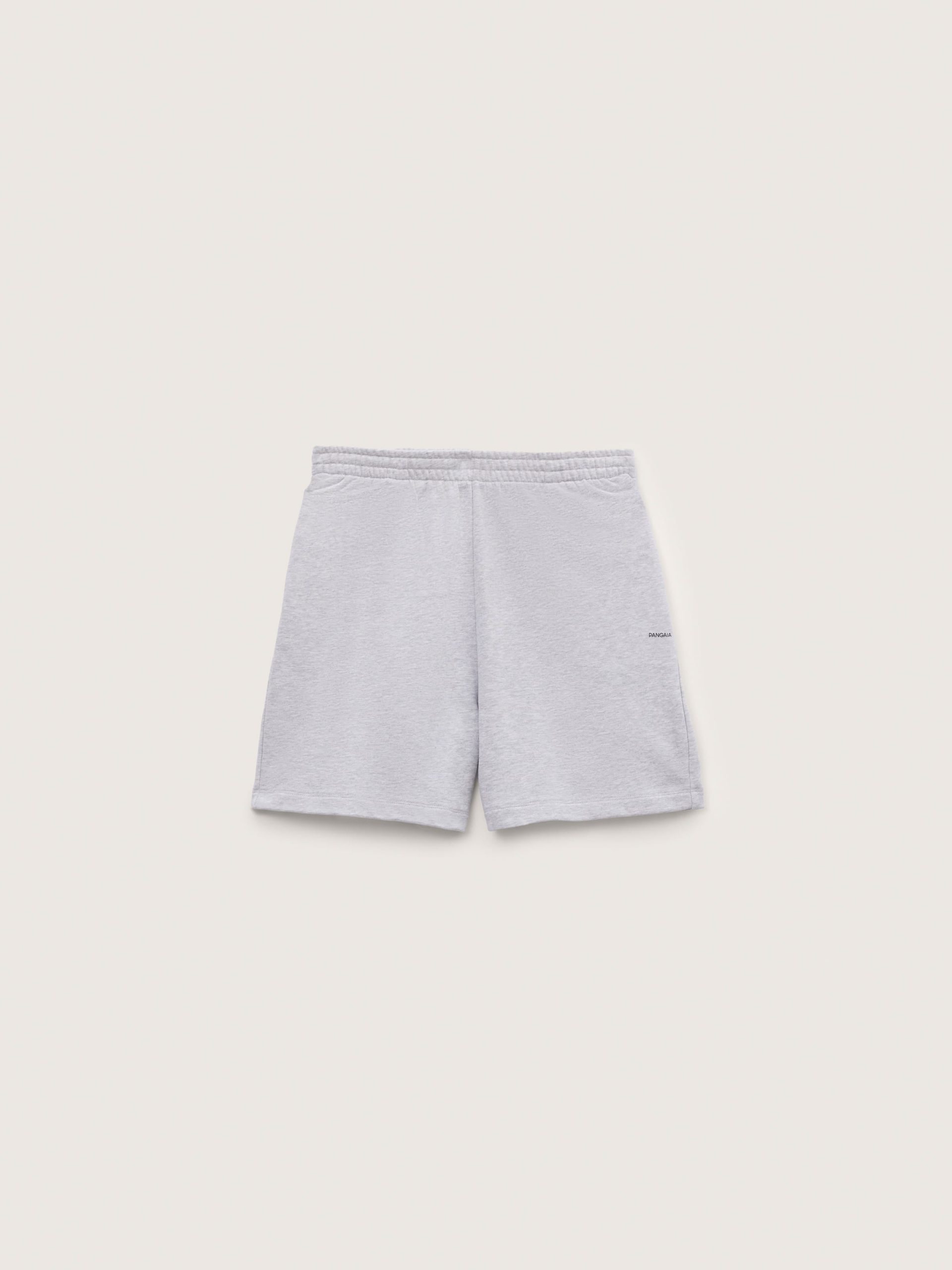 Pangaia Womens Midweight Shorts—Grey Marl