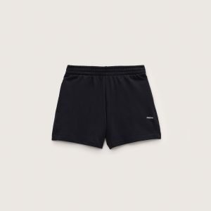 Pangaia Womens Midweight Shorts—Black