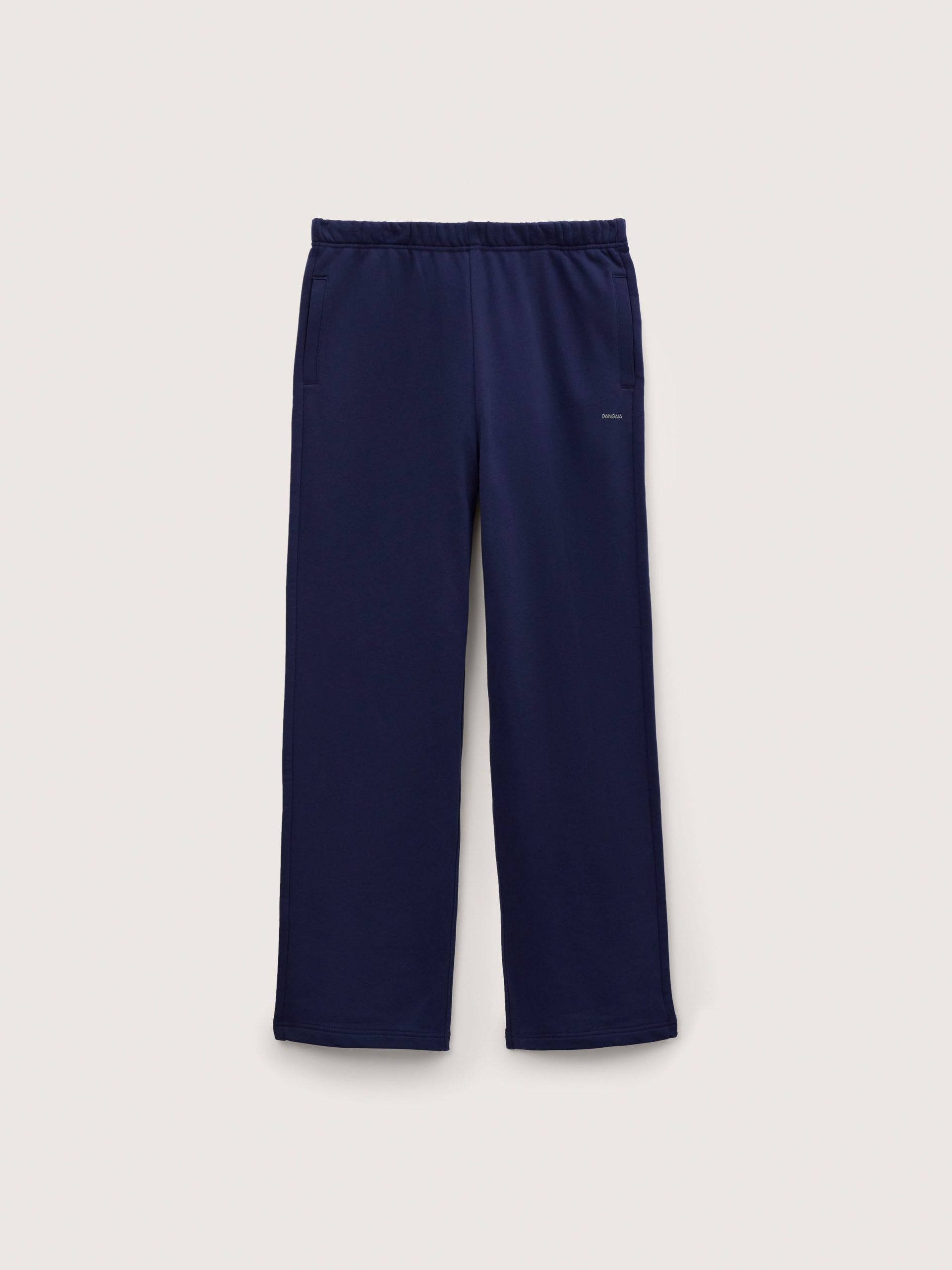 Pangaia Mens Midweight Straight Leg Track Pants—Ocean Navy