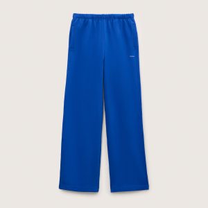 Pangaia Womens Midweight Straight Leg Track Pants—Gaia Blue