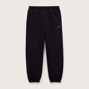 Pangaia Womens Midweight Track Pants—Black