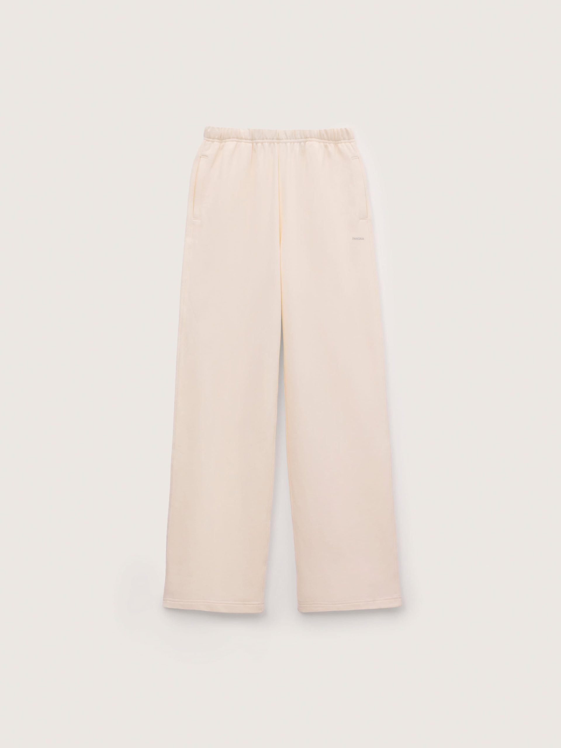 Pangaia Womens Midweight Straight Leg Track Pants—Soft Void