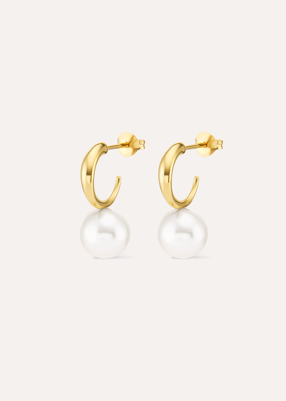 Dinny Hall Toro Pearl Drop Hoop Earrings