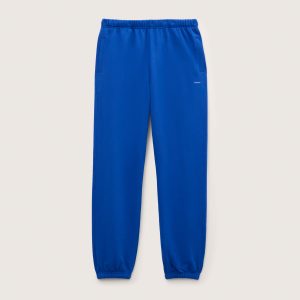 Pangaia Mens Midweight Track Pants—Gaia Blue