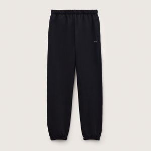 Pangaia Mens Midweight Track Pants—Black