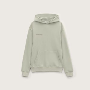 Pangaia Mens Midweight Hoodie—Iron Fade