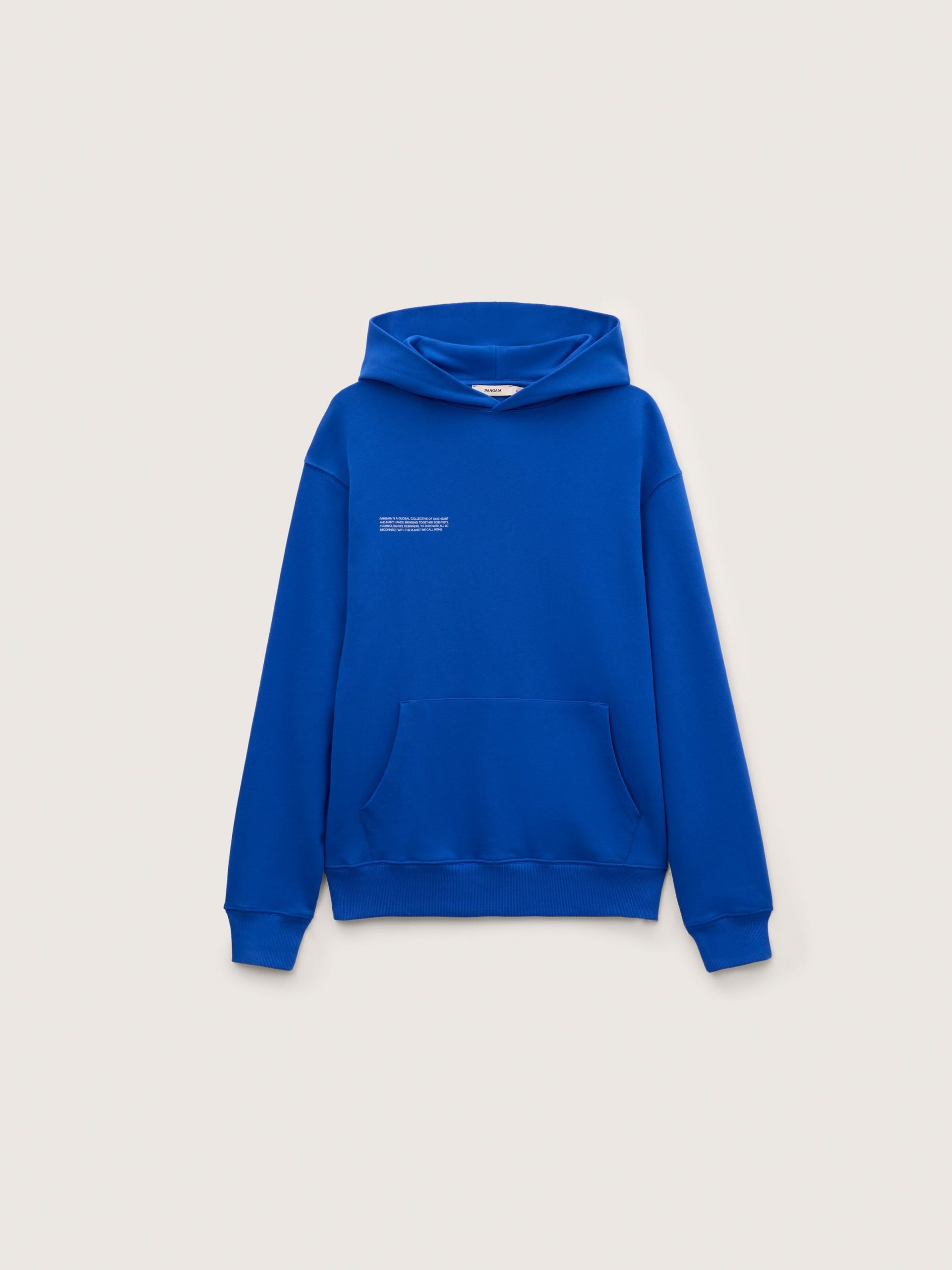 Pangaia Mens Midweight Hoodie—Gaia Blue