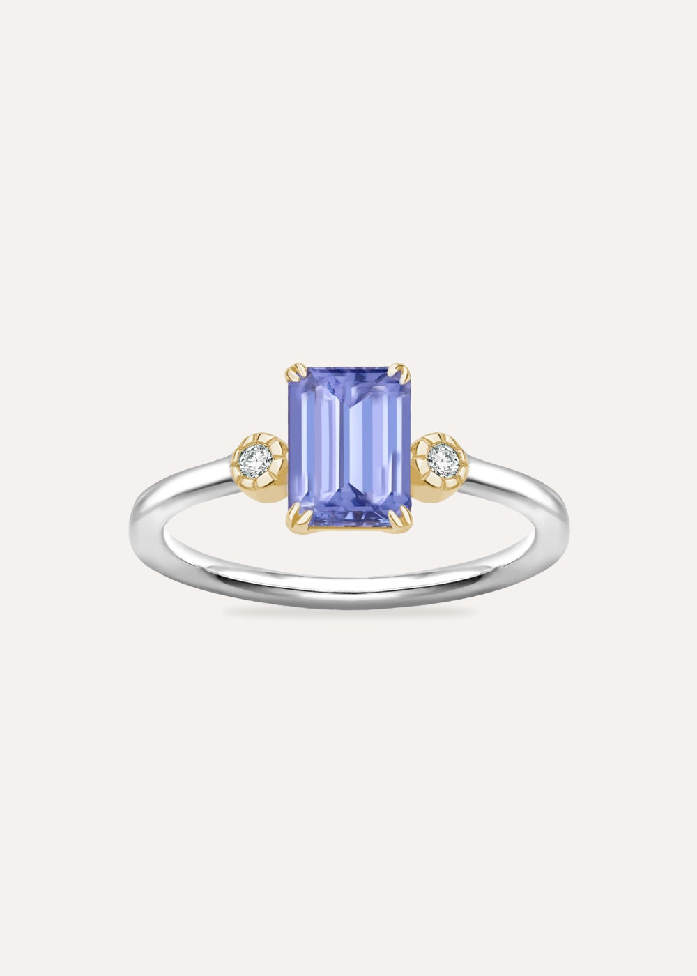 Dinny Hall Violet Tanzanite & Lab-Grown Diamond Ring