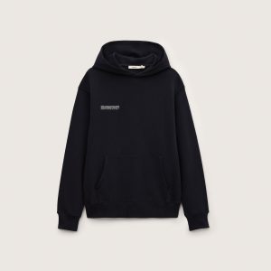 Pangaia Mens Midweight Hoodie—Black