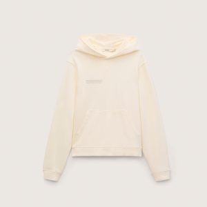 Pangaia Womens Midweight Hoodie—Soft Void