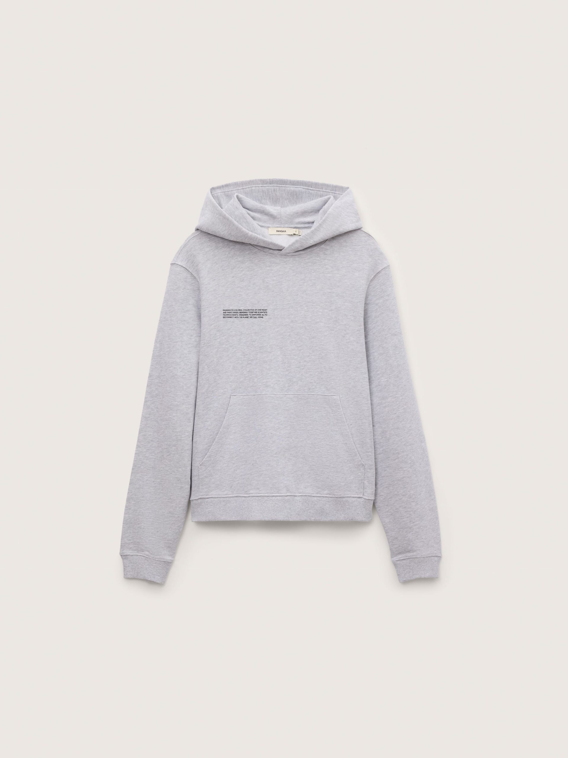 Pangaia Womens Midweight Hoodie—Grey Marl