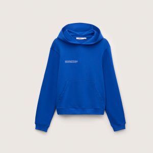 Pangaia Womens Midweight Hoodie—Gaia Blue