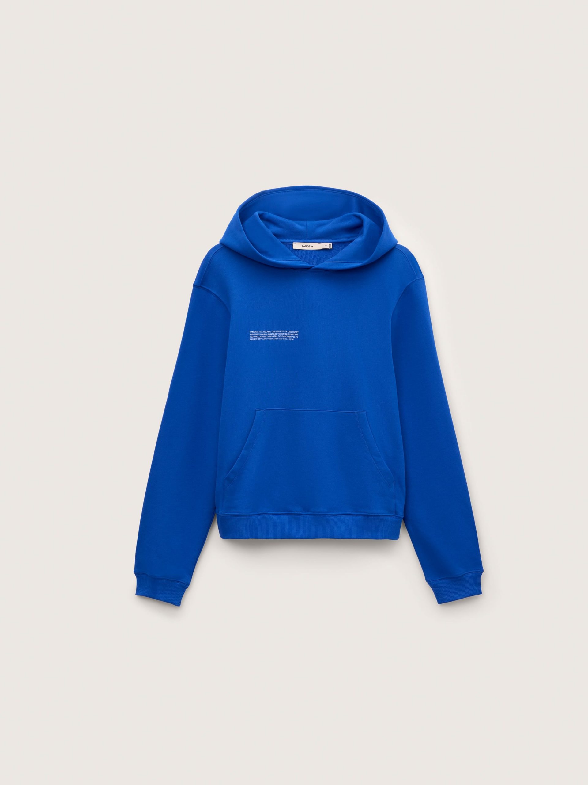 Pangaia Womens Midweight Hoodie—Gaia Blue