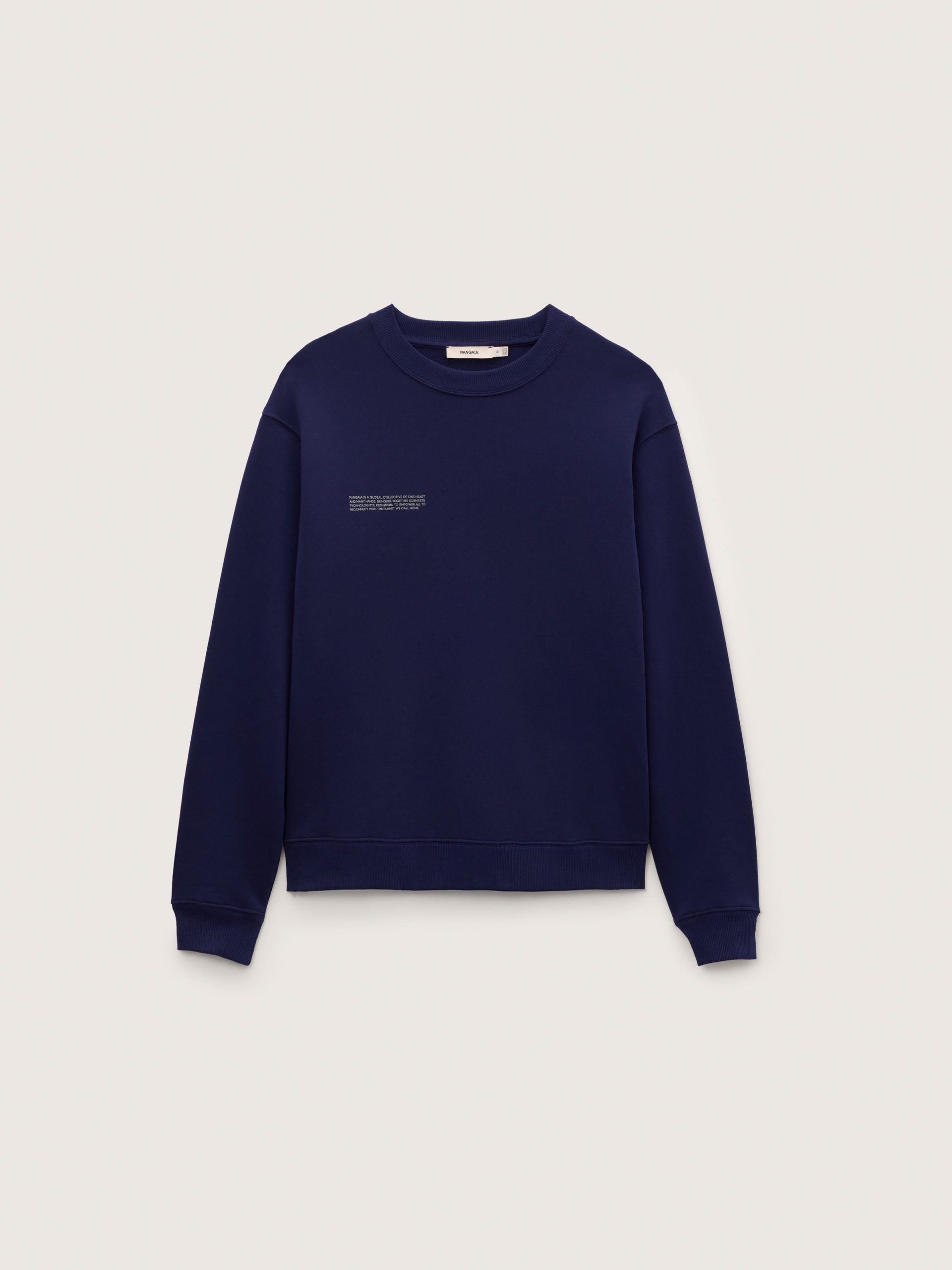 Pangaia Mens Midweight Sweatshirt—Ocean Navy