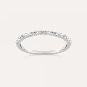 Dinny Hall Sweetpea Diamond Half Eternity Ring