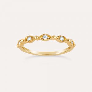 Dinny Hall Jasmine Half Eternity Diamond Ring
