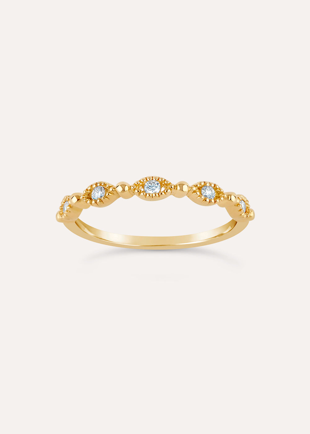 Dinny Hall Jasmine Half Eternity Diamond Ring