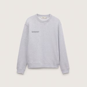 Pangaia Mens Midweight Sweatshirt—Grey Marl