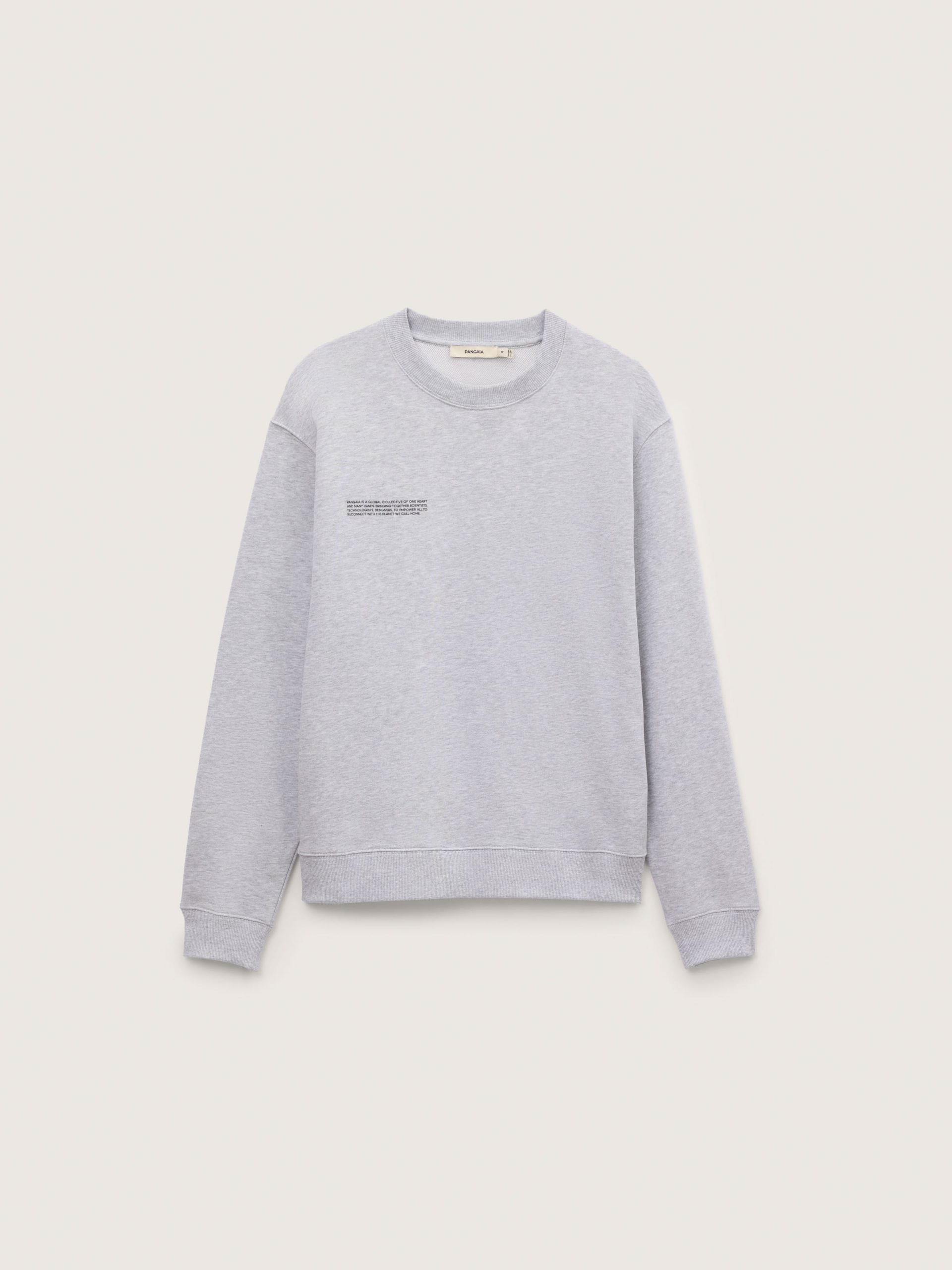Pangaia Mens Midweight Sweatshirt—Grey Marl