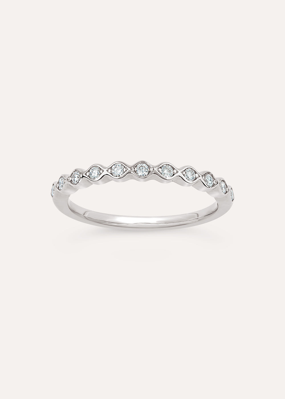 Dinny Hall Rosemary Half Eternity Diamond Ring