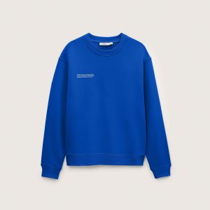 Pangaia Mens Midweight Sweatshirt—Gaia Blue