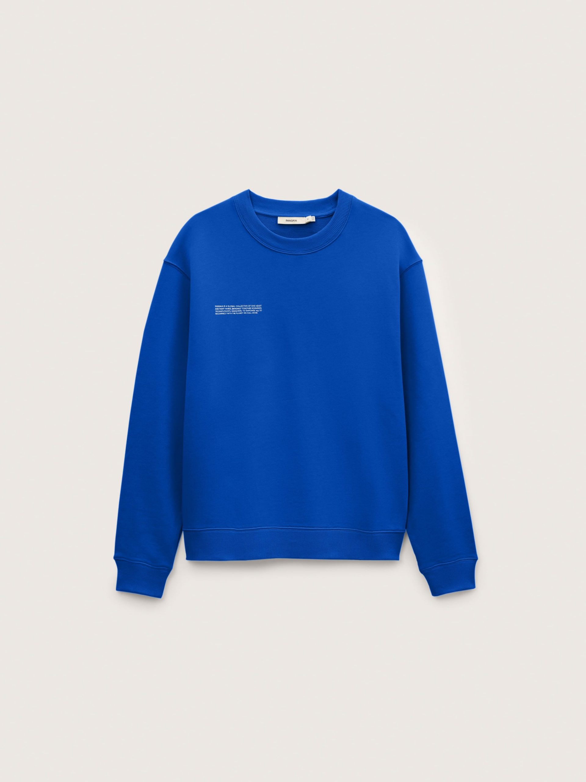 Pangaia Mens Midweight Sweatshirt—Gaia Blue