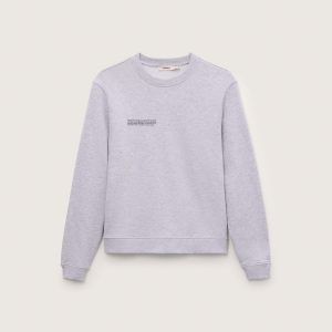 Pangaia Womens Midweight Sweatshirt—Grey Marl