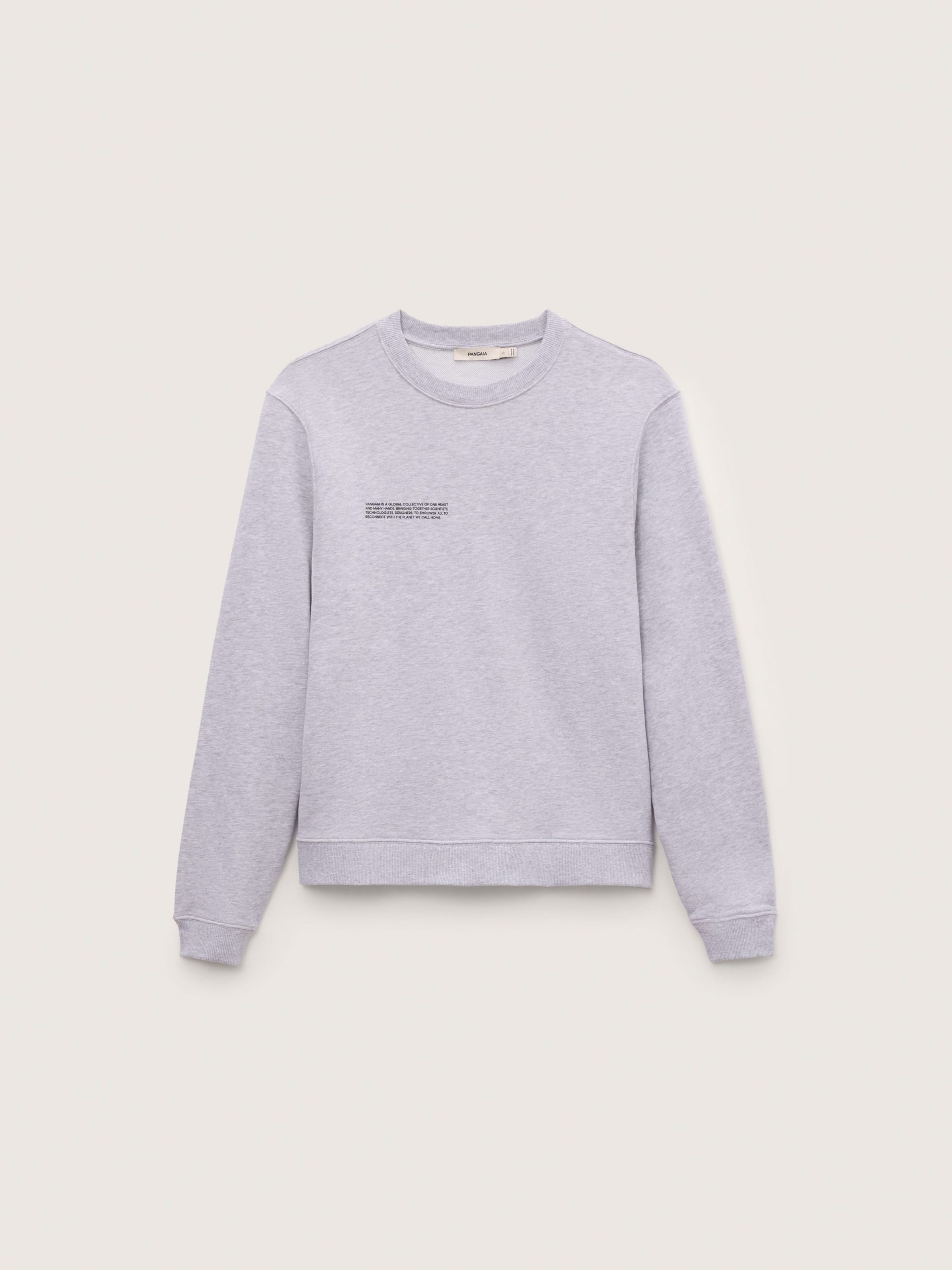 Pangaia Womens Midweight Sweatshirt—Grey Marl