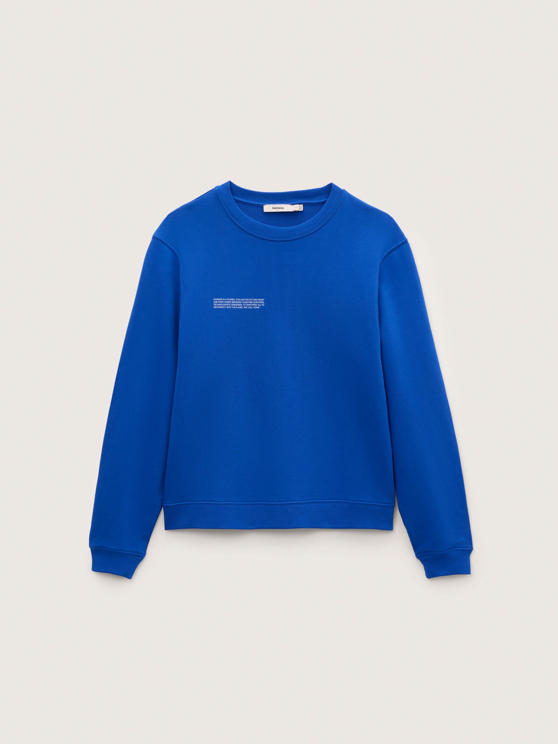 Pangaia Womens Midweight Sweatshirt—Gaia Blue