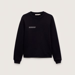 Pangaia Womens Midweight Sweatshirt—Black