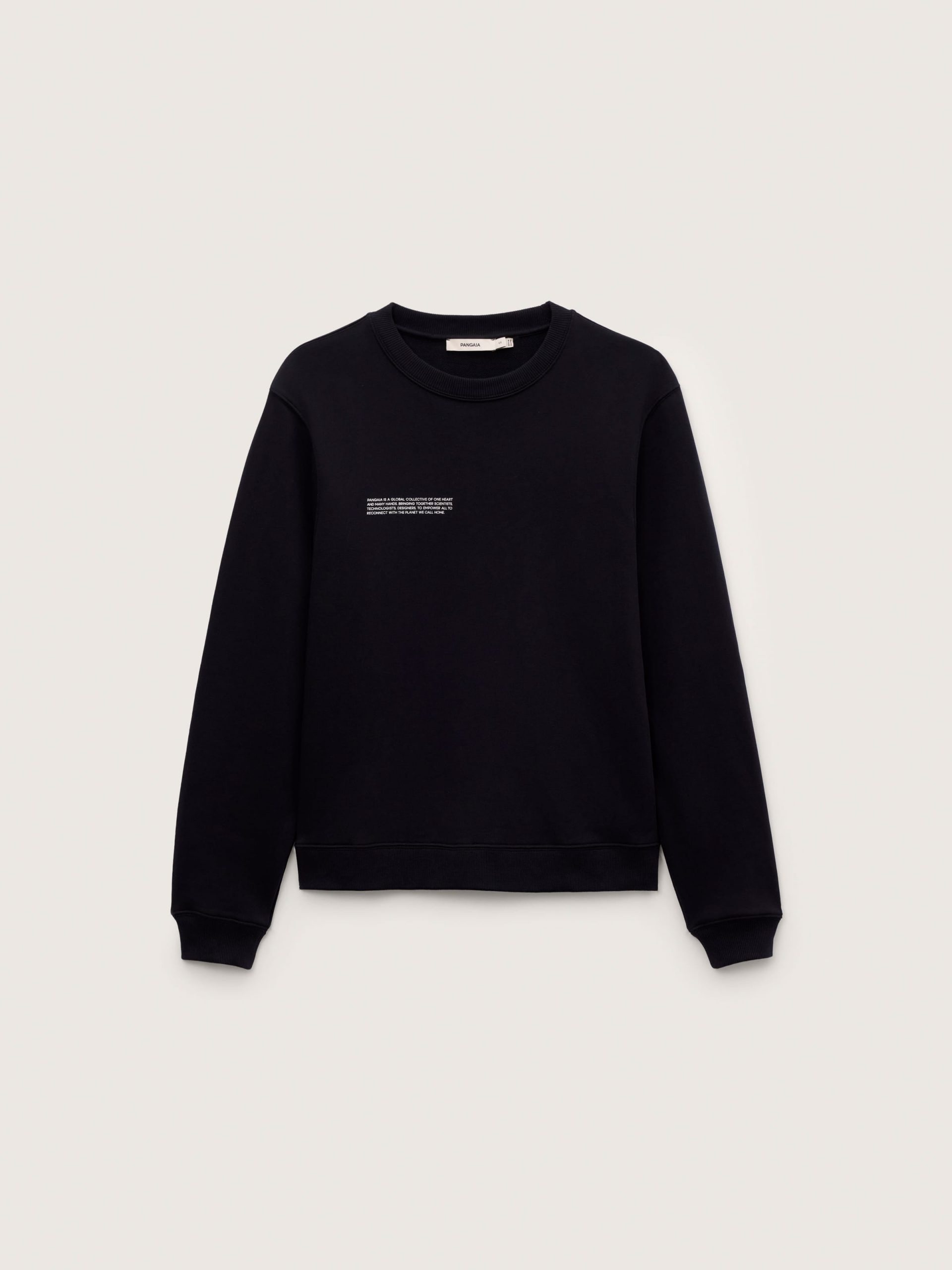 Pangaia Womens Midweight Sweatshirt—Black