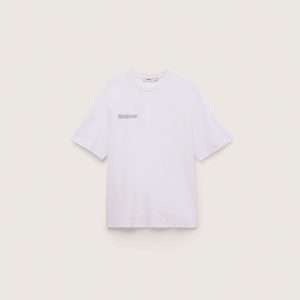 Pangaia Mens Midweight T-Shirt—White