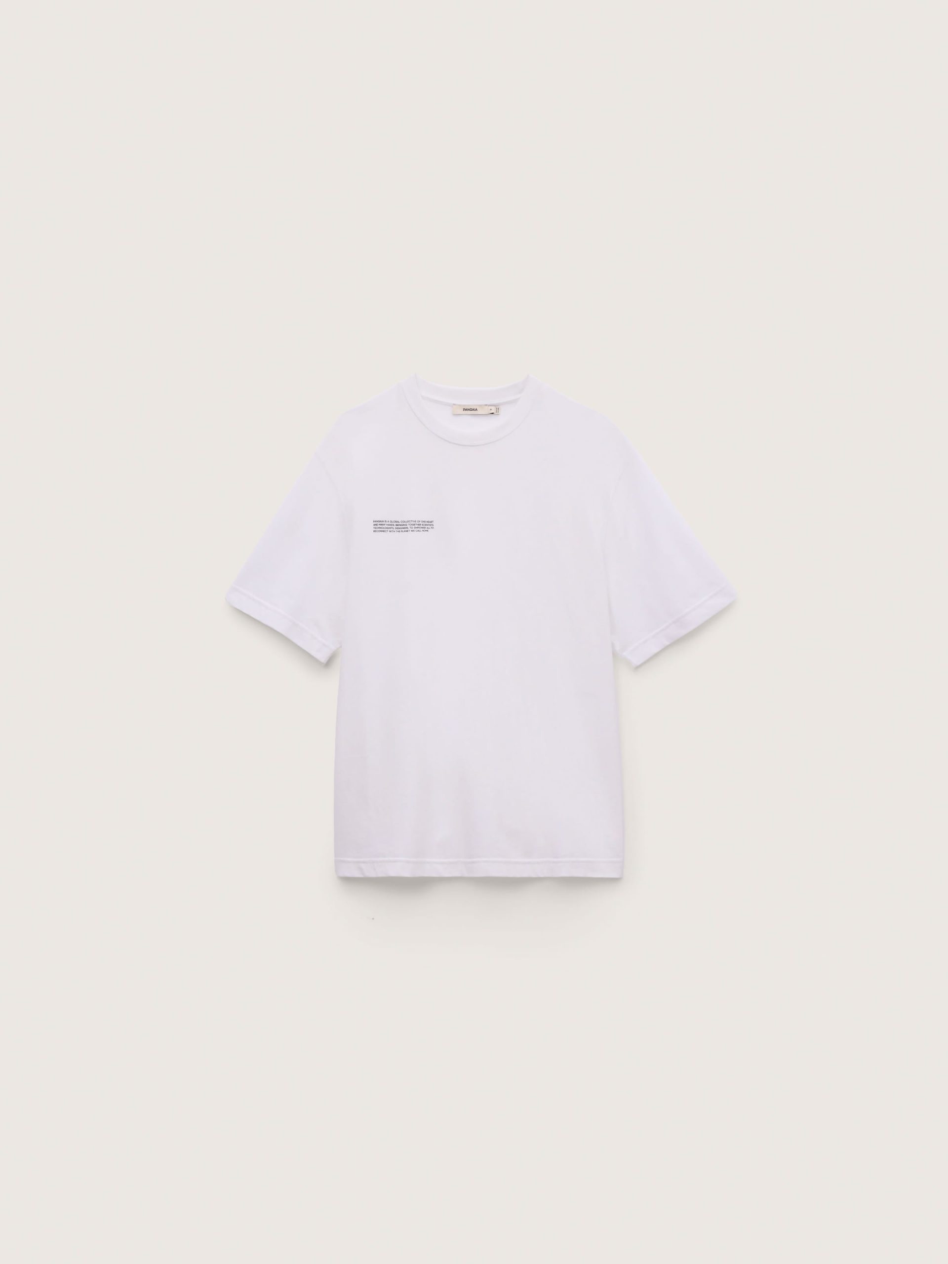 Pangaia Mens Midweight T-Shirt—White