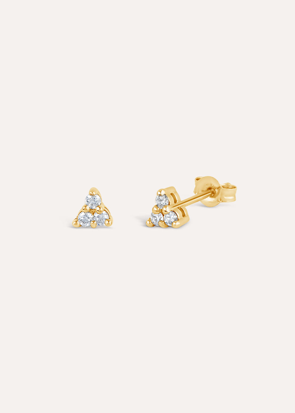 Dinny Hall Shuga Trillion Diamond Stud Earrings