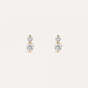Dinny Hall Shuga Double Diamond Stud Earrings