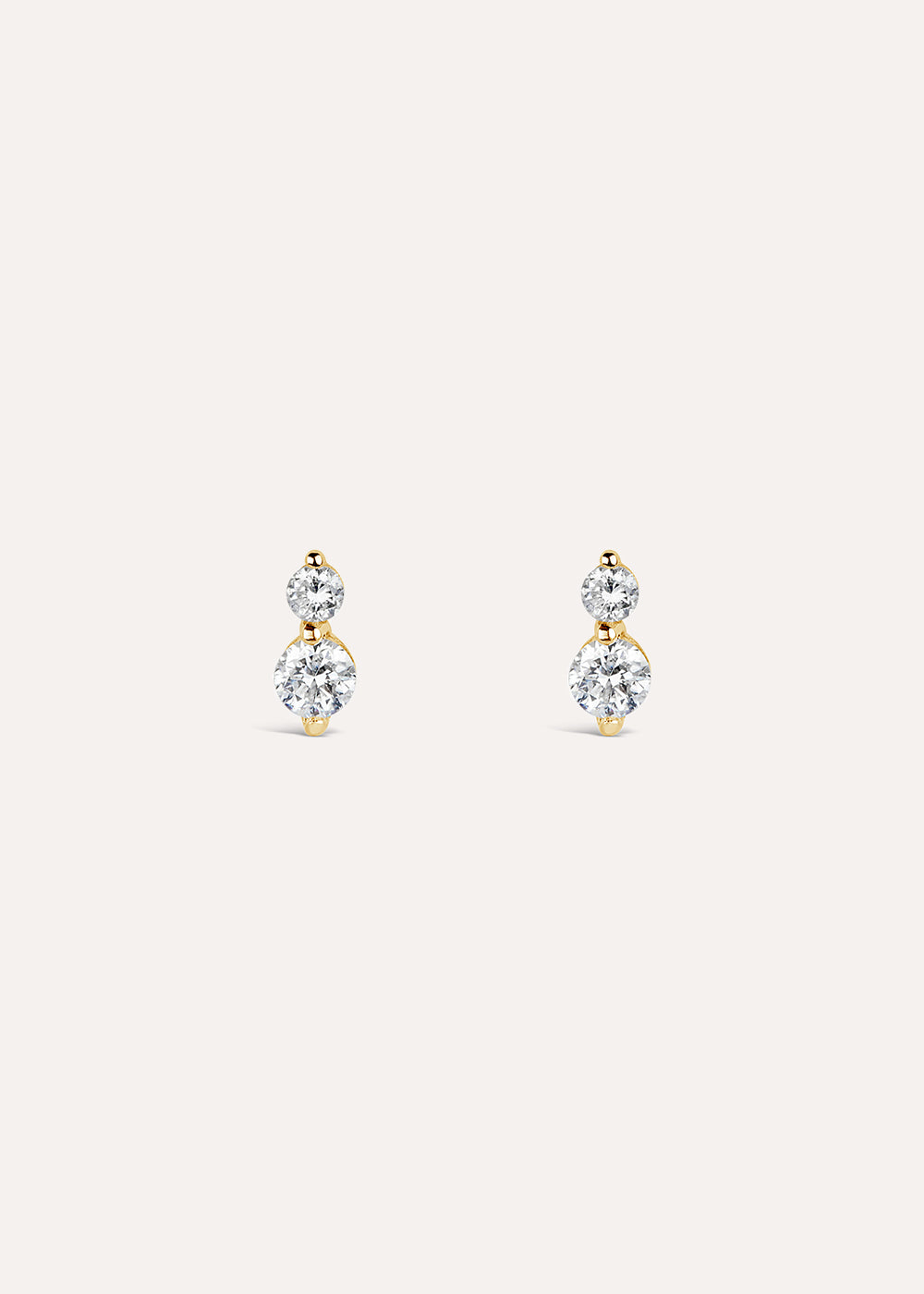 Dinny Hall Shuga Double Diamond Stud Earrings