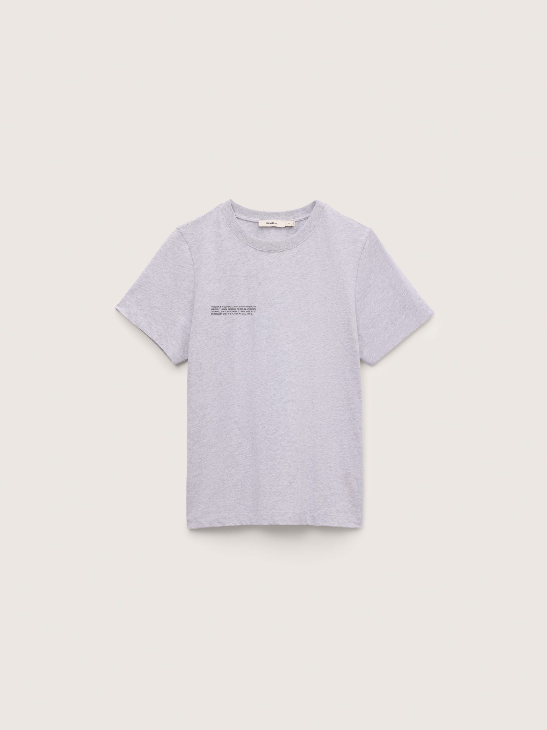 Pangaia Womens Midweight T-Shirt—Grey Marl