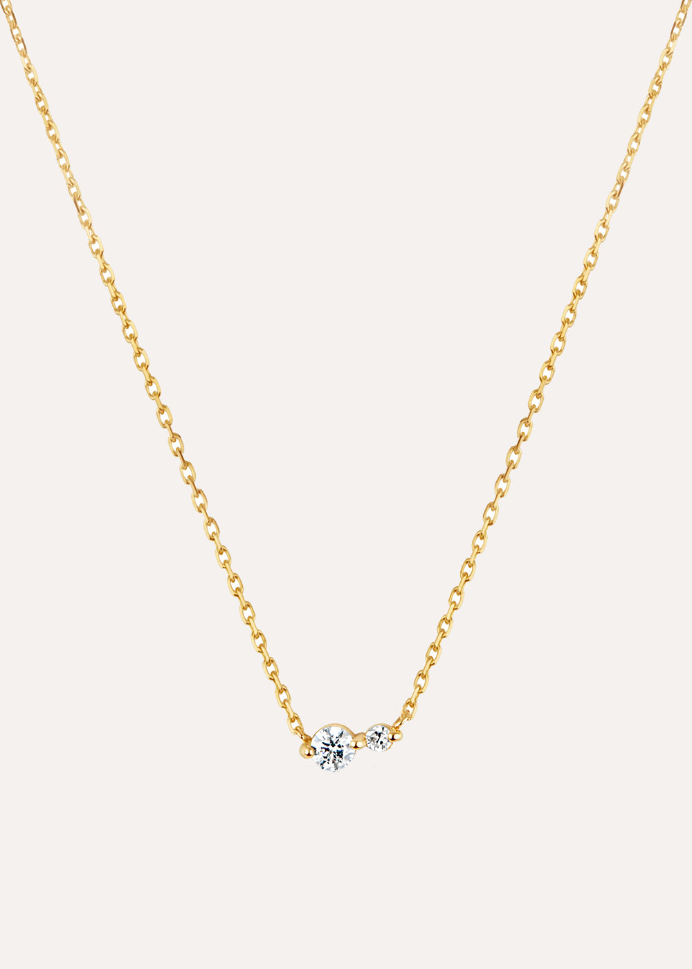 Dinny Hall Shuga Double Diamond Pendant Necklace