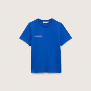 Pangaia Womens Midweight T-Shirt—Gaia Blue