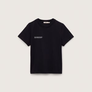 Pangaia Womens Midweight T-Shirt—Black